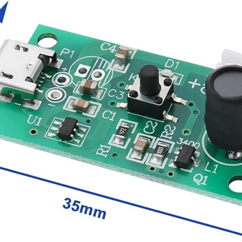 EMSea 1 Set Atomization Disc 5V Module USB Humidifier Atomization Plate USB Mist Maker Atomization DIY Plate with Timing Switch for Home Work - Image 5