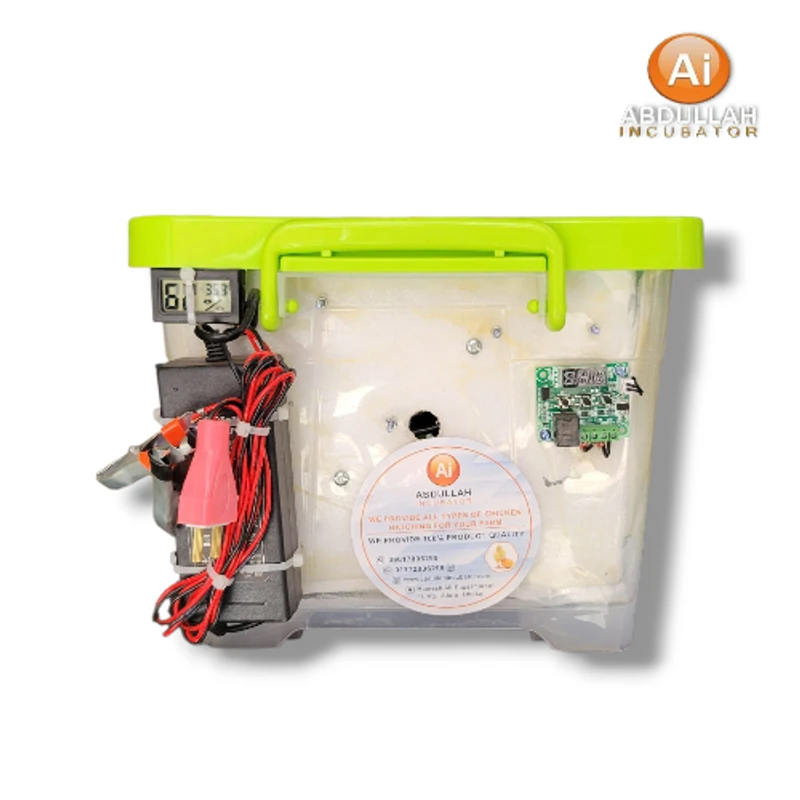 40 Egg Semi Auto Incubator Machine AC+DC Controller STC-1000