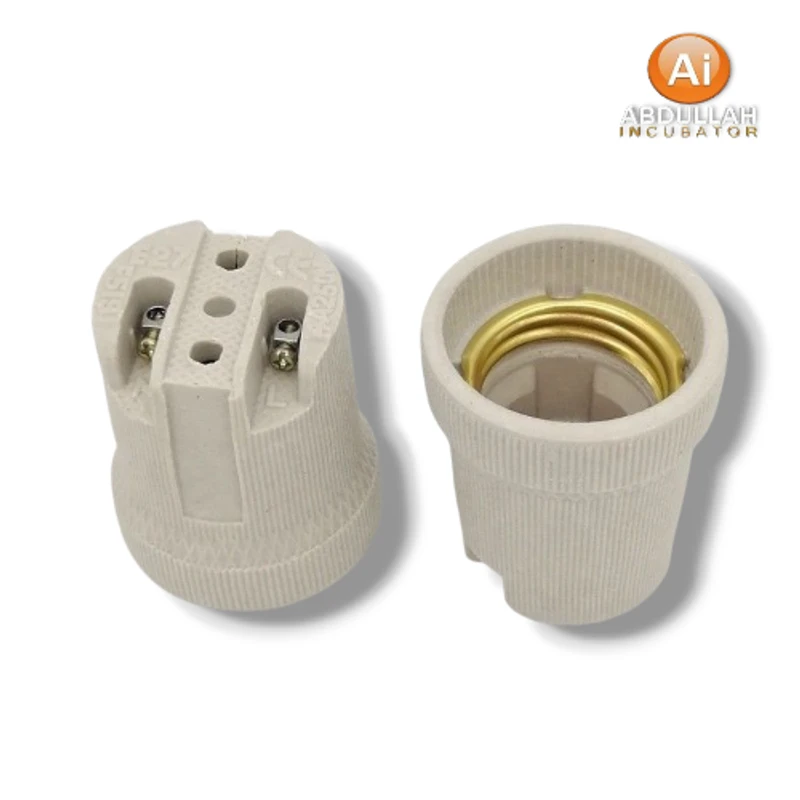 Ceramic Lamp Holder E27 - CERAMIC LAMP HOLDER