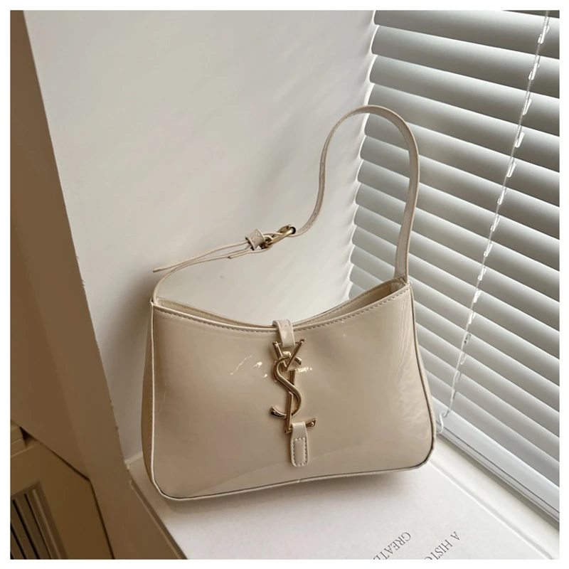 French Niche Y$L Glossy Shoulder Bag - Image 3