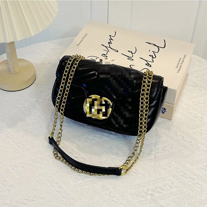 Rhombus Chain Square Bag