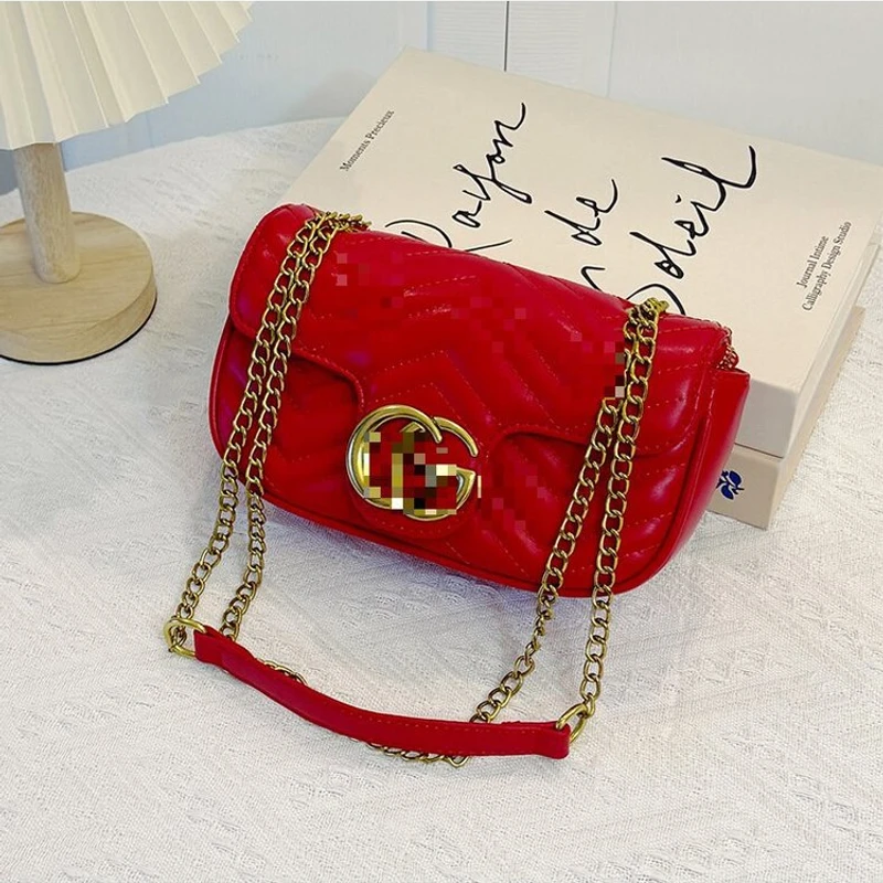 Rhombus Chain Square Bag - Image 5