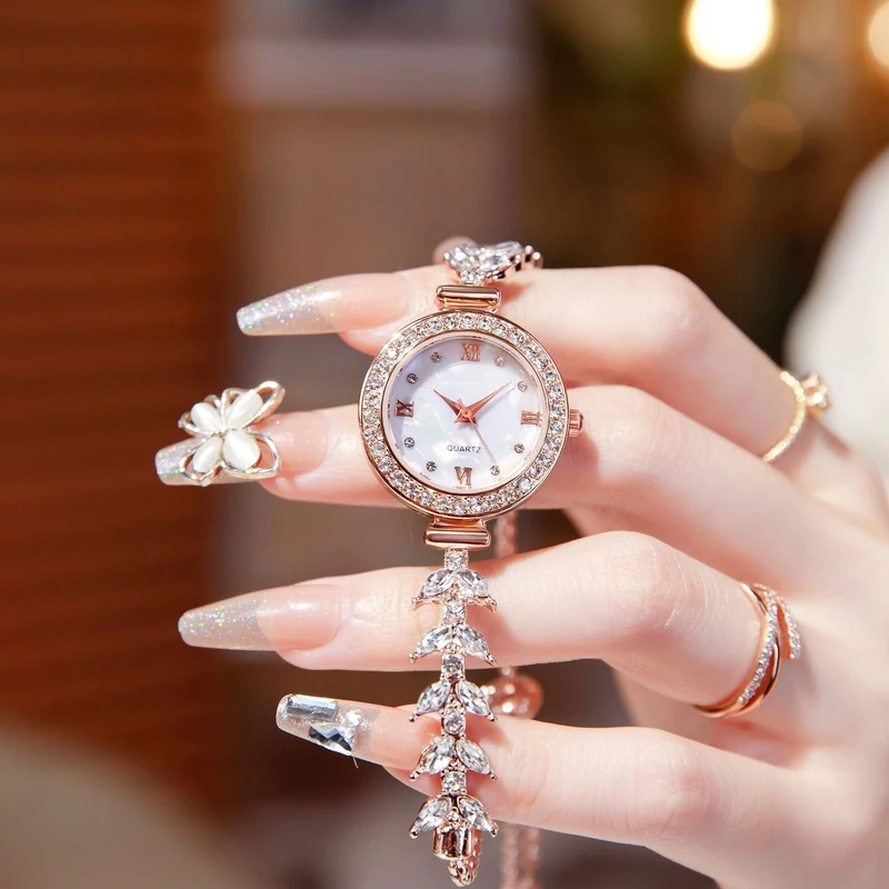 Mermaid-Inspired Quartz Bracelet Watch