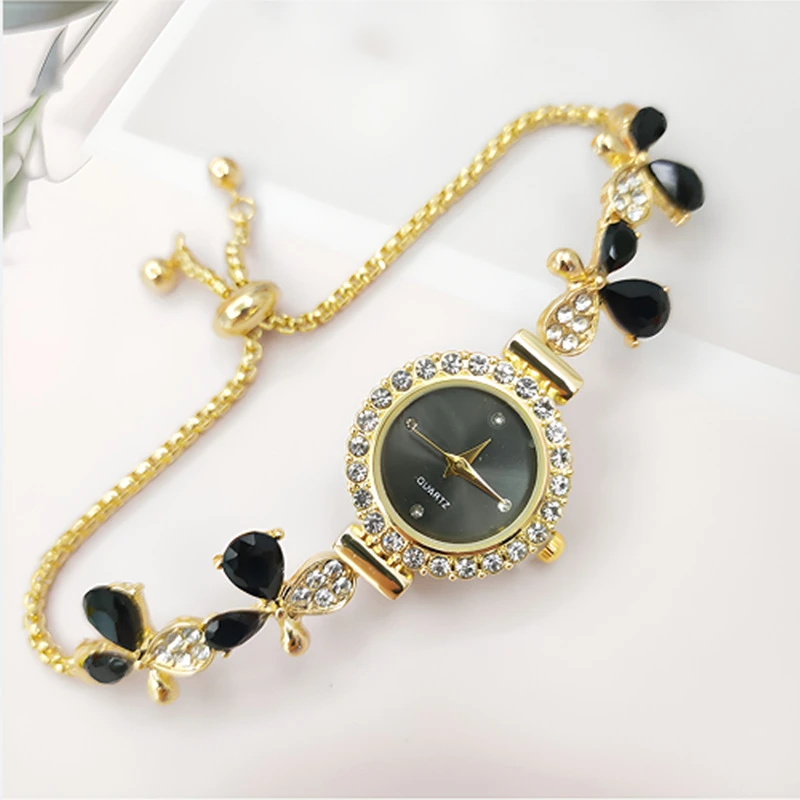 Floral Dial Bracelet Watch - Image 6