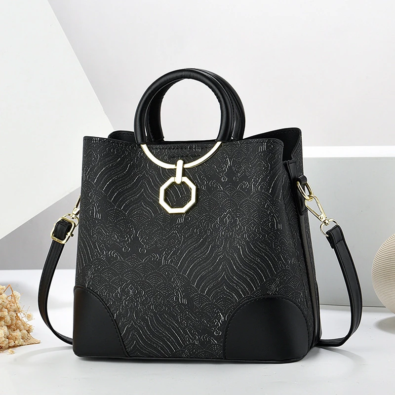 Floral Bucket Shoulder Bag