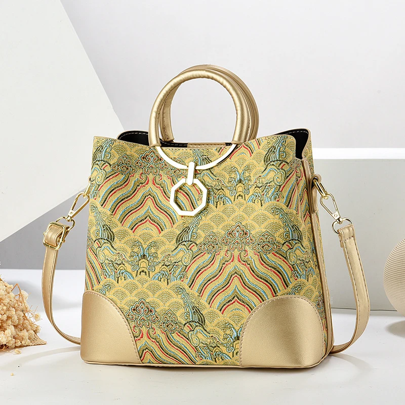 Floral Bucket Shoulder Bag - Image 3