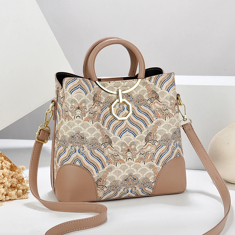 Floral Bucket Shoulder Bag - Image 4