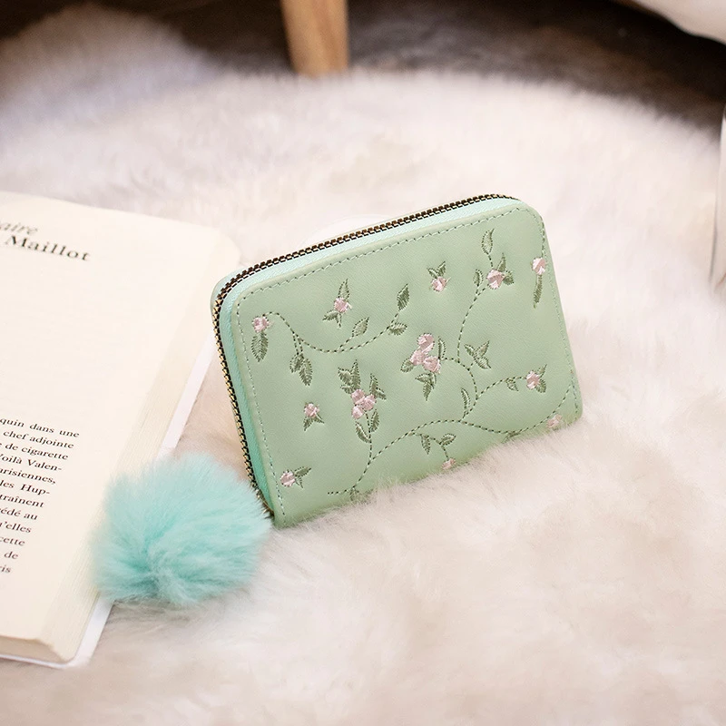 Floral Mini Coin & Card Purse