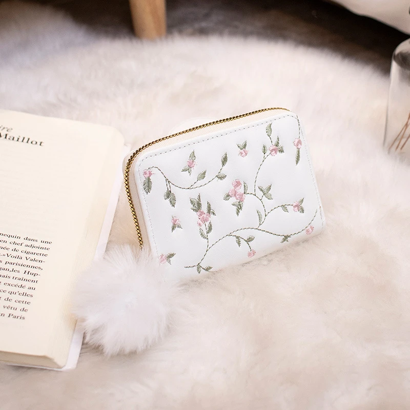 Floral Mini Coin & Card Purse