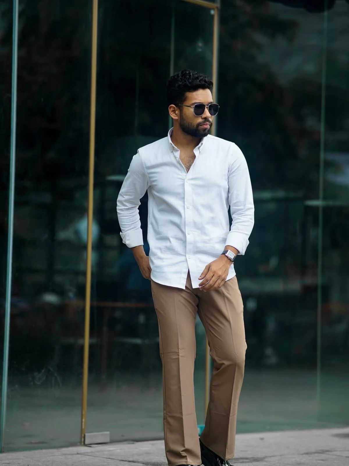 Linen shirt White - Image 3