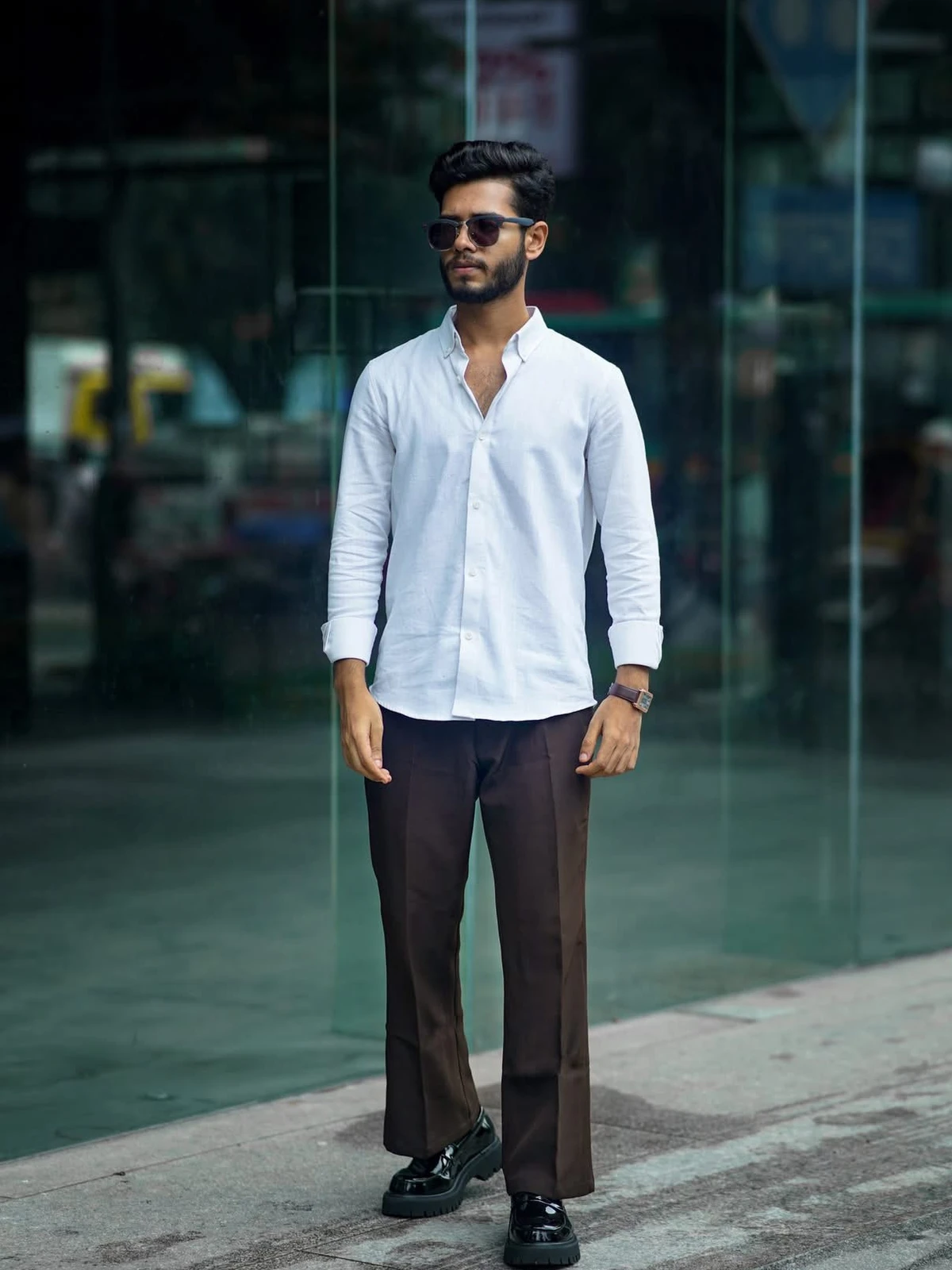 Linen shirt White - Image 4