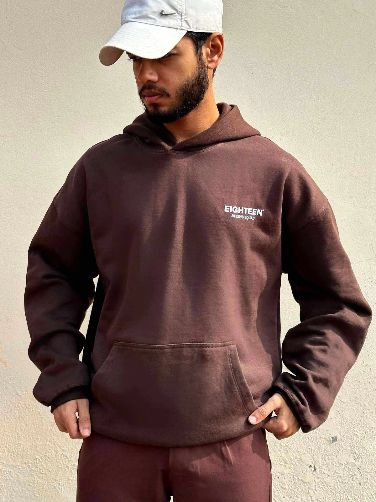 Coffee oversized hoodie