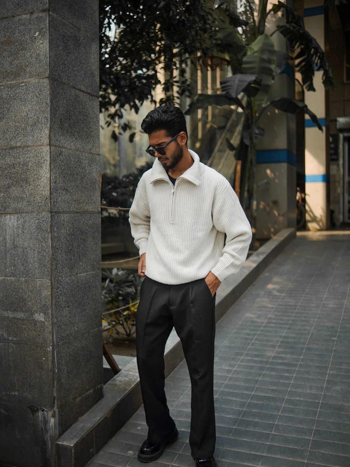 Knitted wool sweater - Image 3