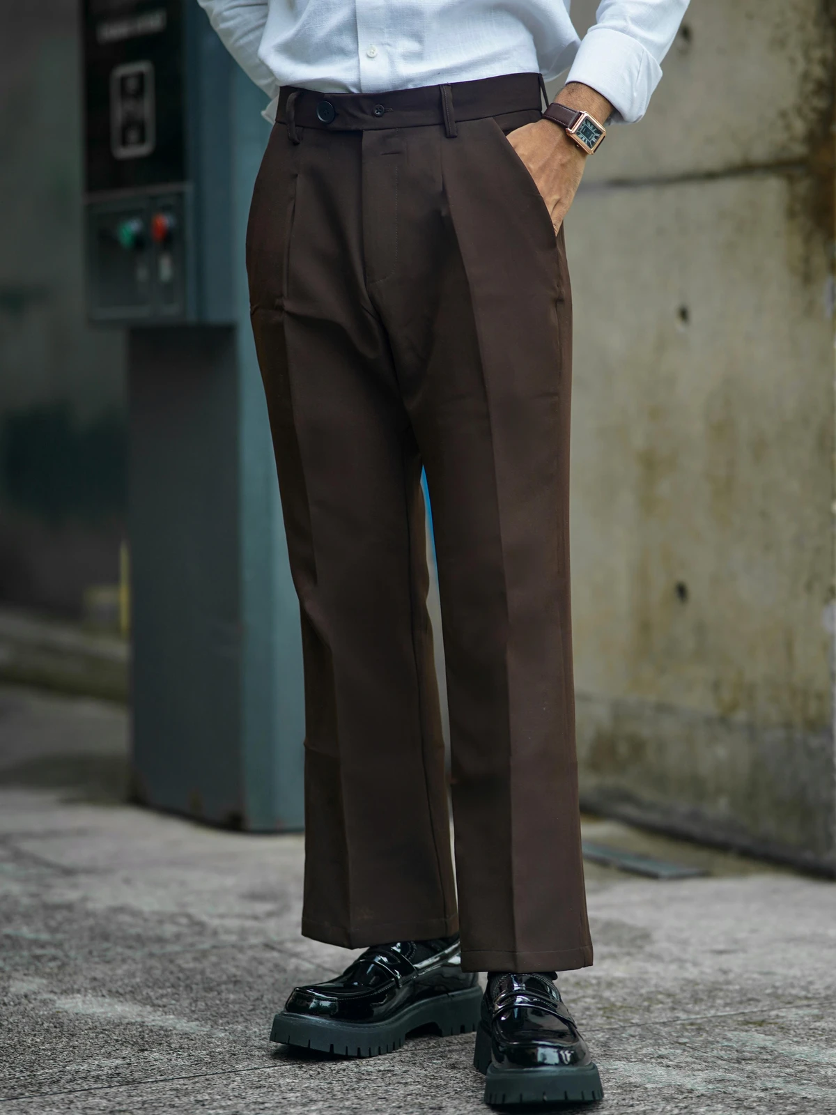 Formal flare bootcut pants - Coffee (unisex)