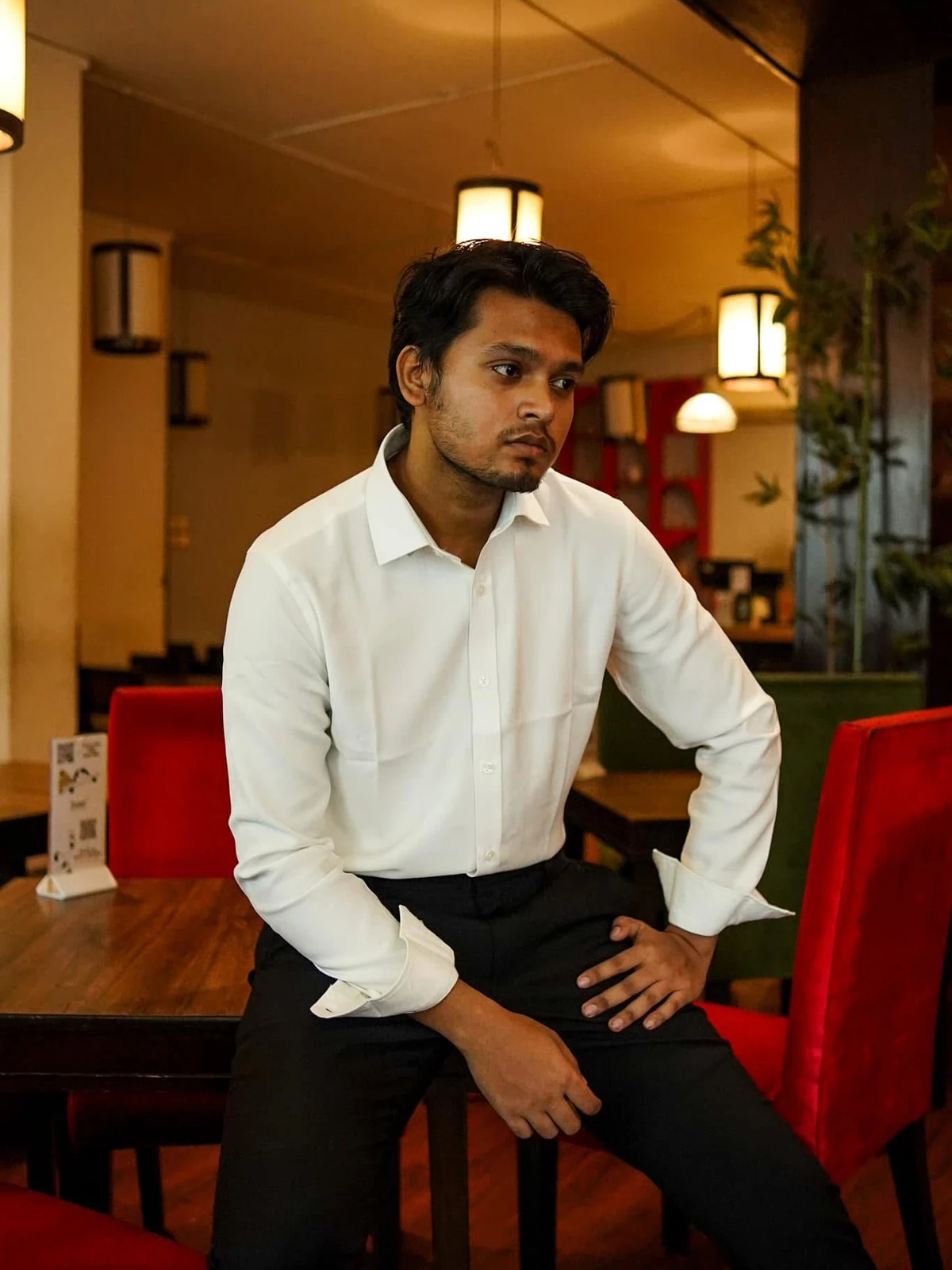 Exclusive formal shirt white