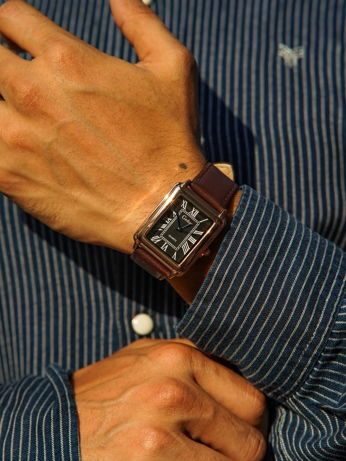 Old money watch Brown - Image 3