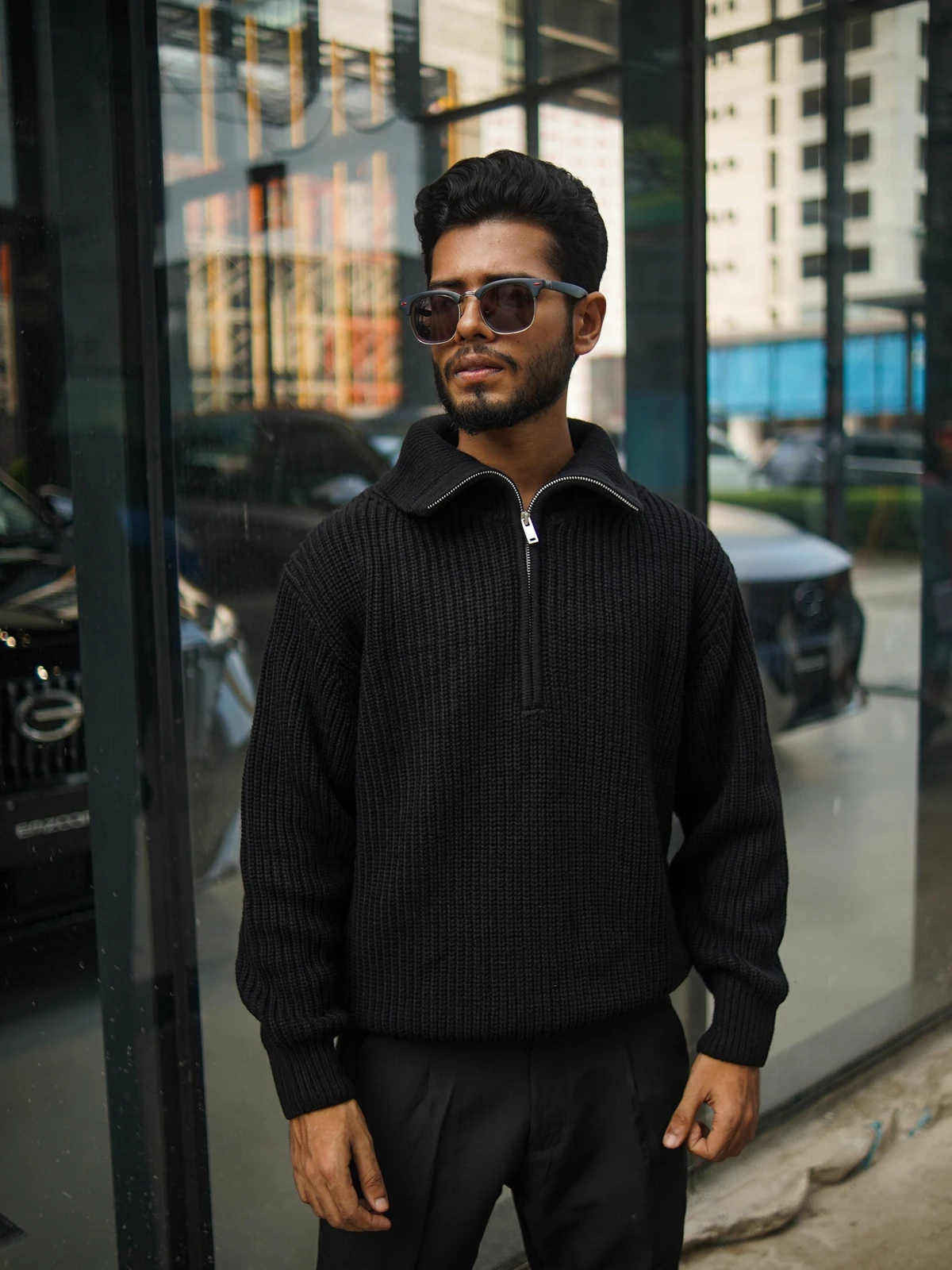 Knitted wool sweater - Image 3