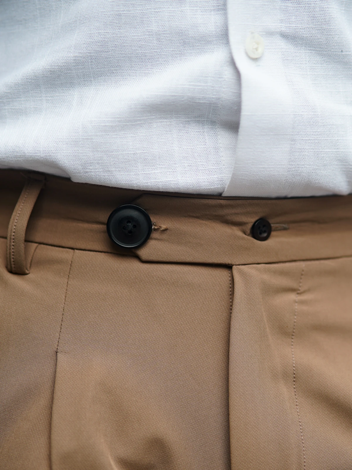 Formal flare bootcut pants - khaki (unisex) - Image 5