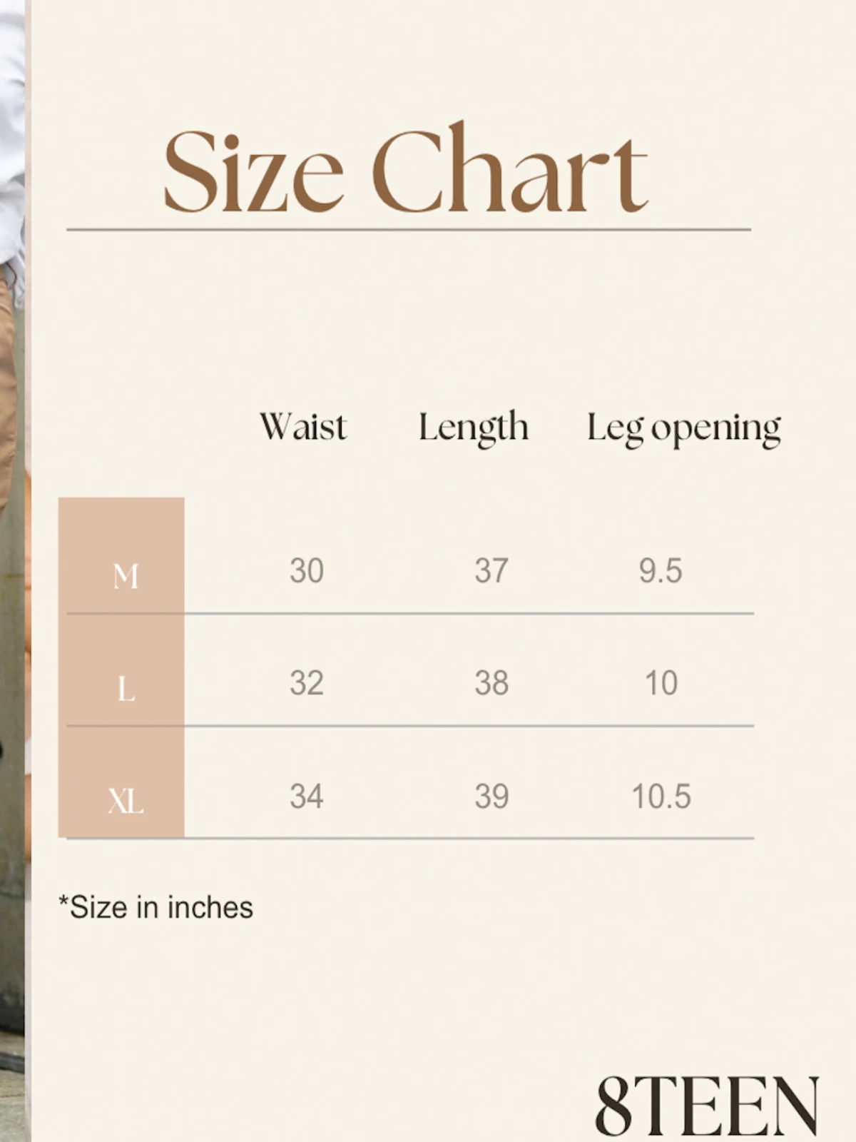 Formal flare bootcut pants - khaki (unisex) - Image 6