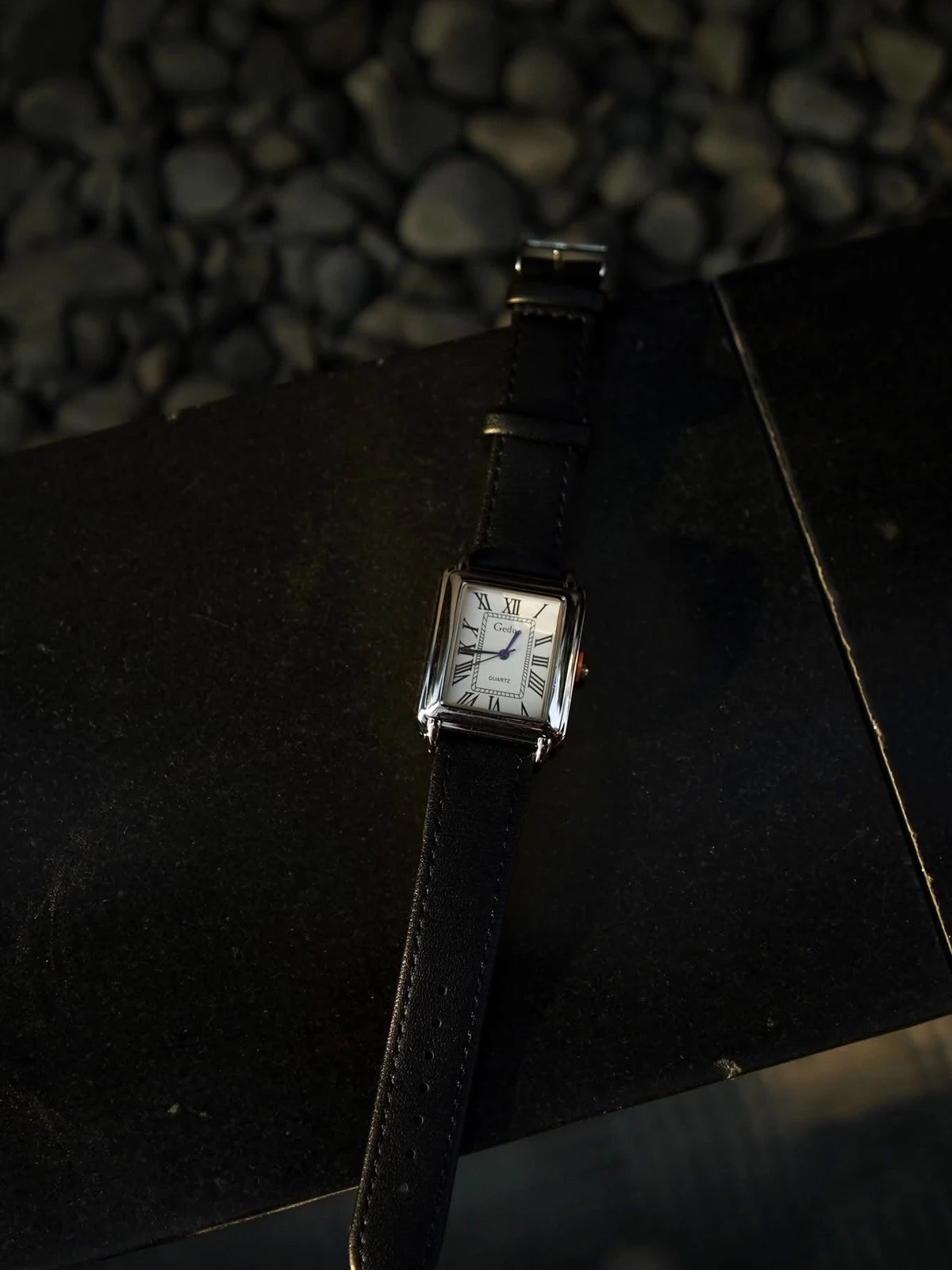 old money watch B&W