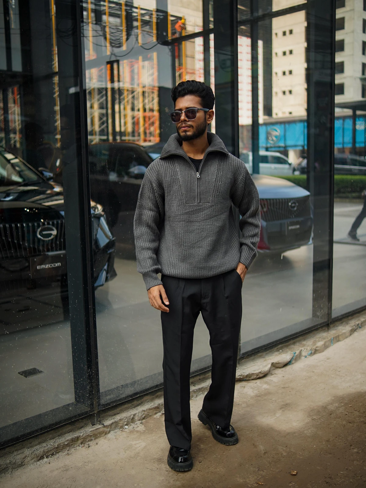 Knitted wool sweater - Image 3