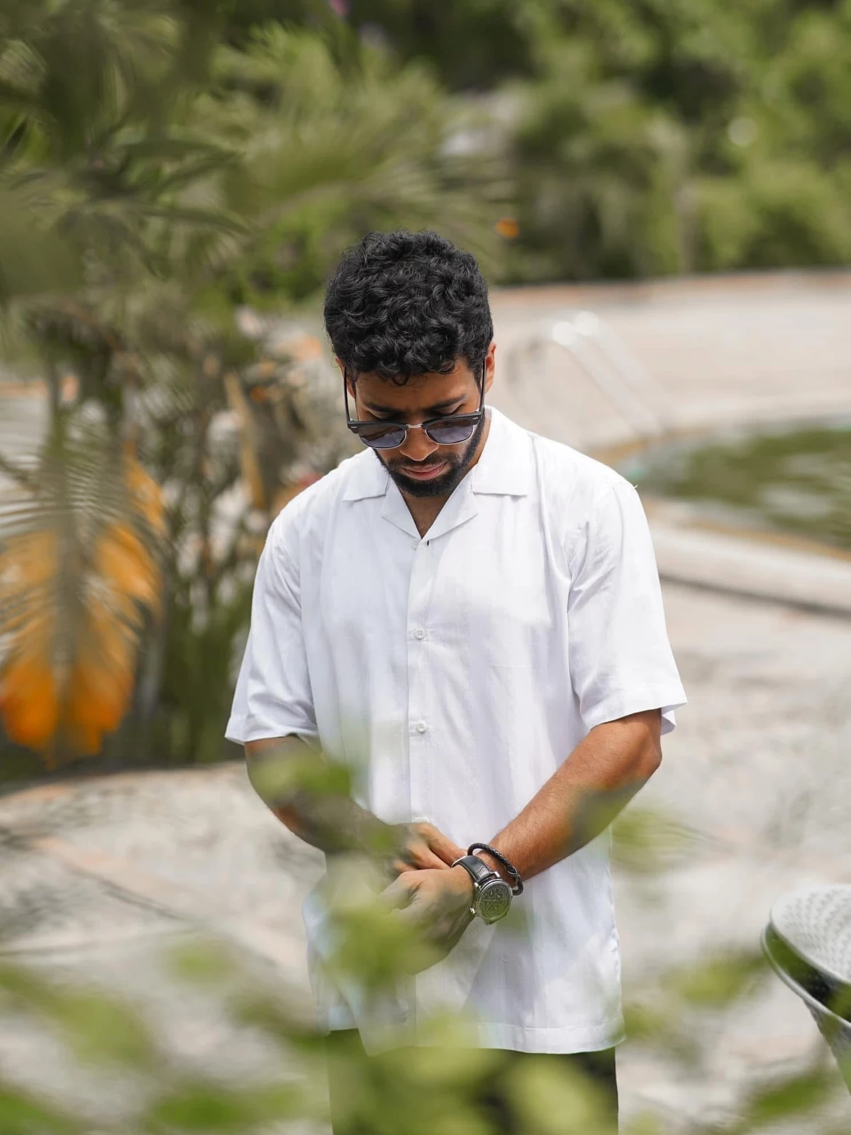 Whitish stripe cuban shirt - Image 3