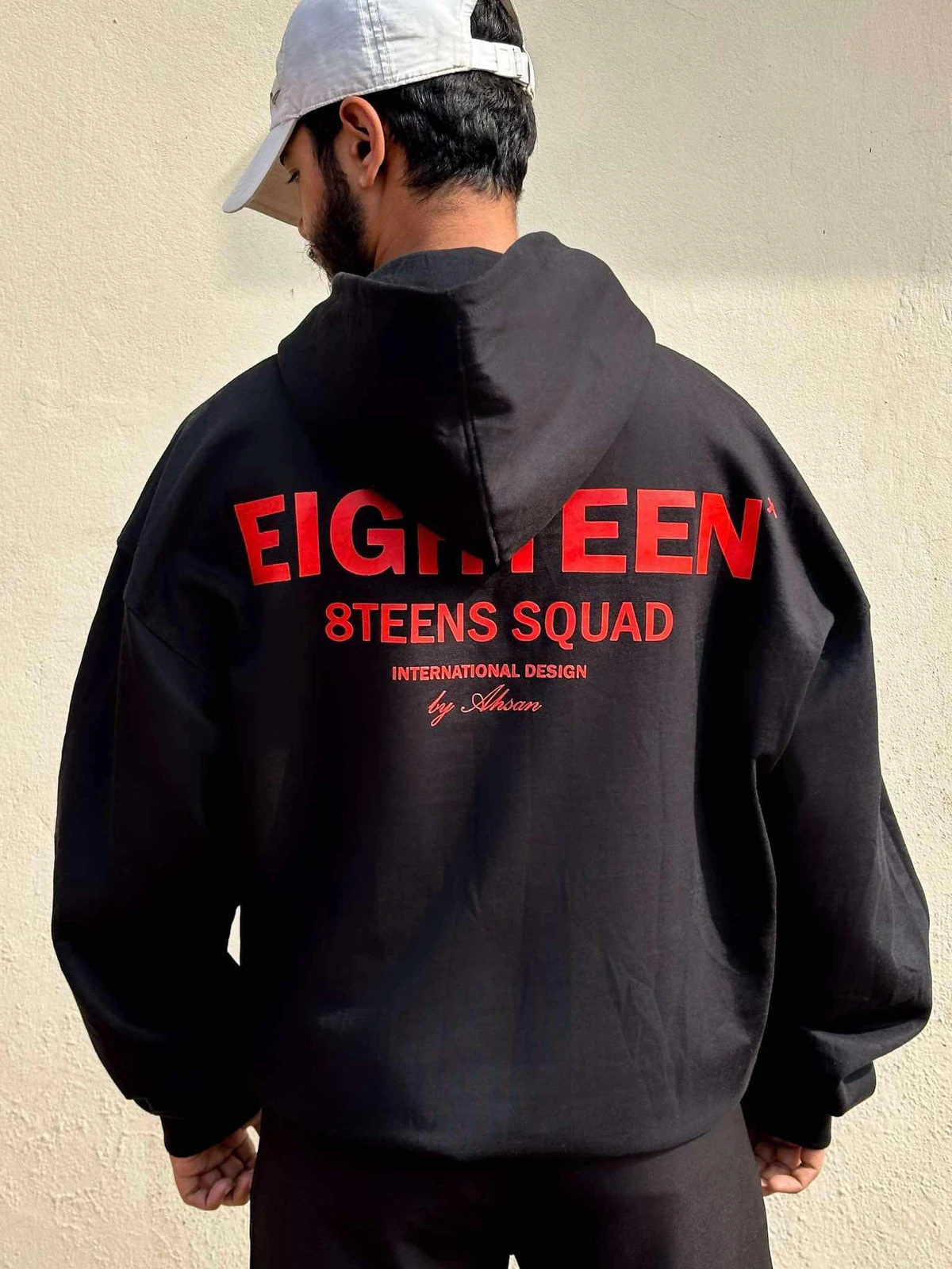 Black oversized hoodie - Image 5