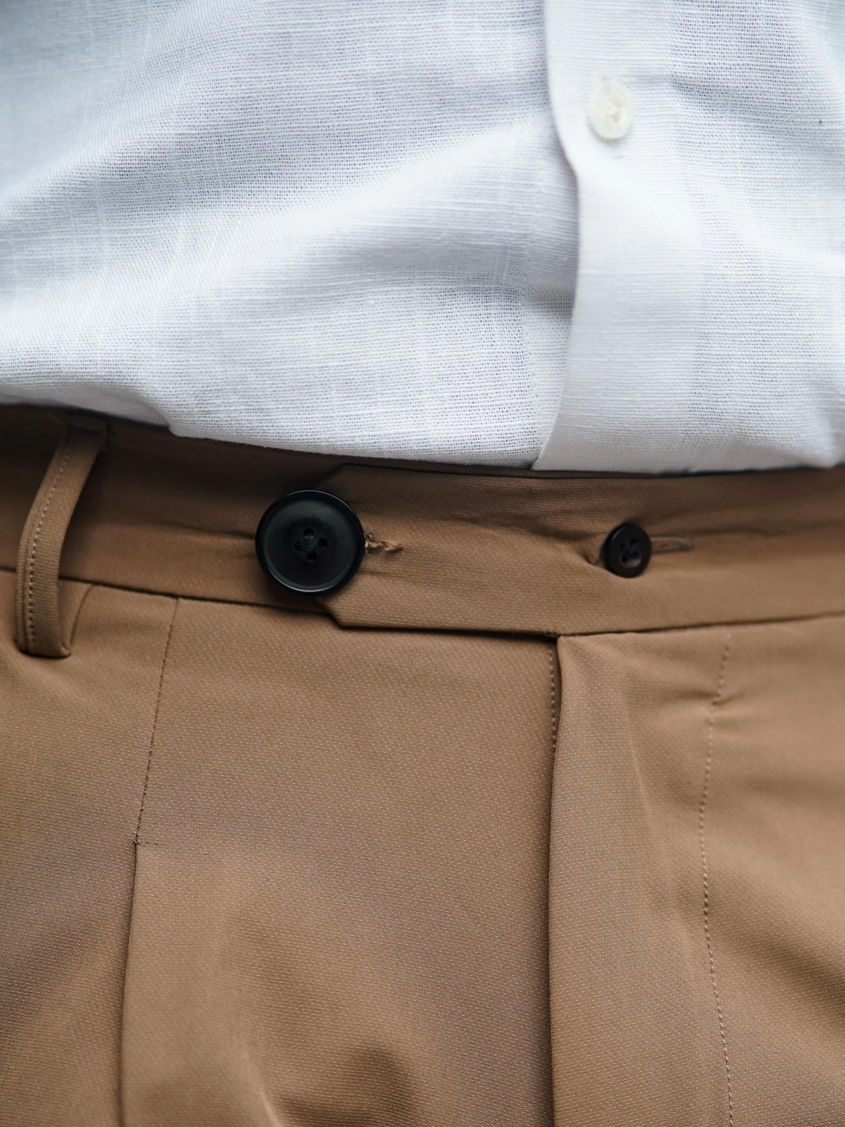Formal flare bootcut pants - Khaki (unisex) - Image 4