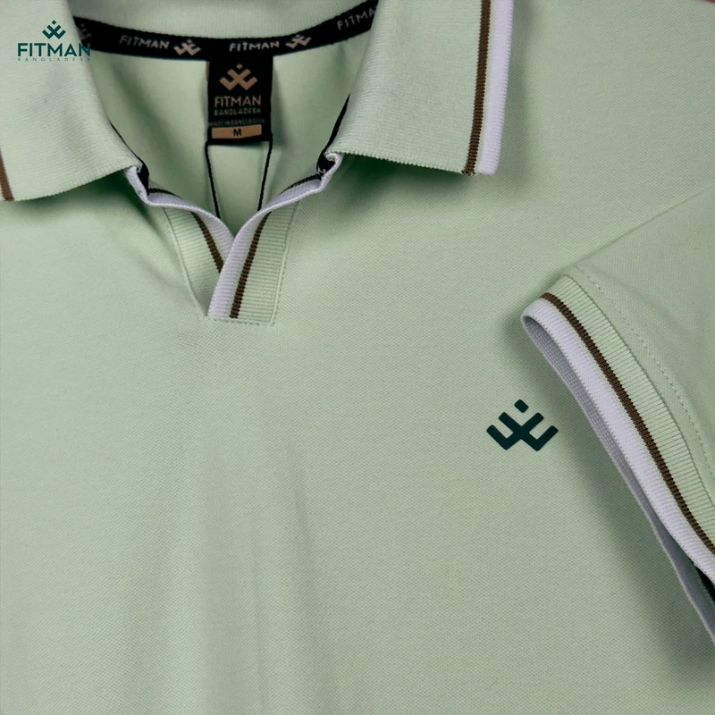 Men's Old Money Polo (Mint Green)