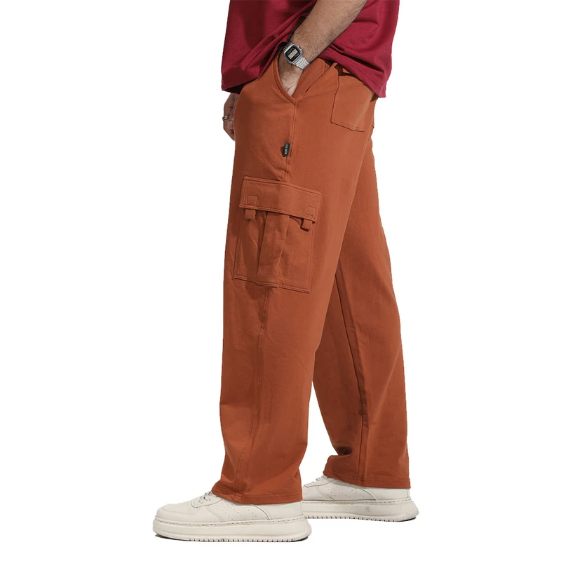 Men’s Baggy Joggers (Olive+Brick)