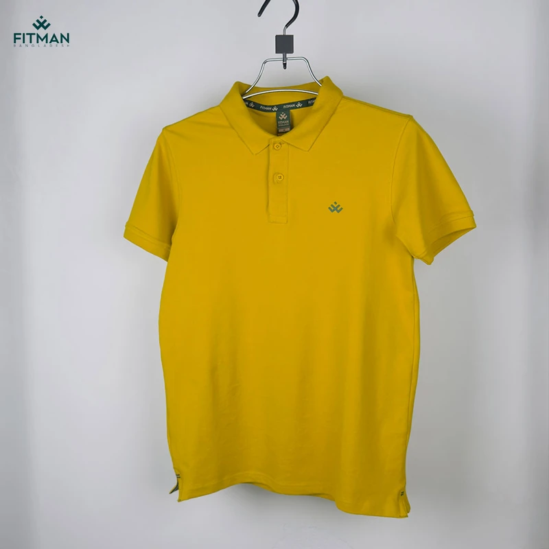 Premium Solid Polo (Royal Merlot + Golden Mustard + Arctic Pearl)