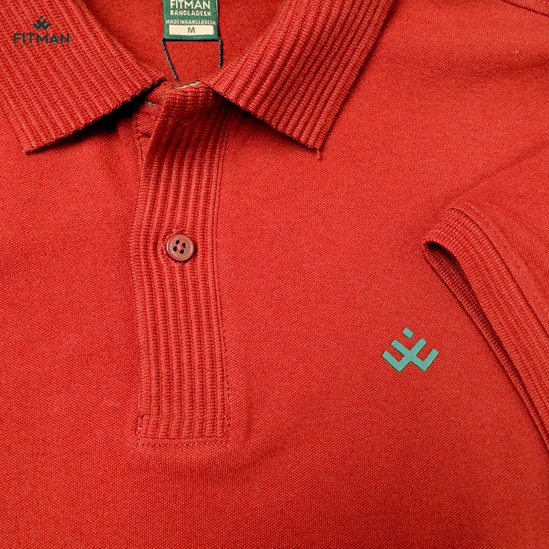 Men's Raising Polo (White+Bricks+Coffee) - Image 7