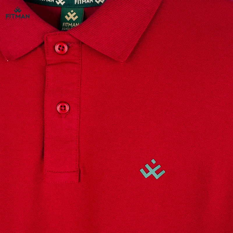 Premium Solid Polo (Royal Merlot)