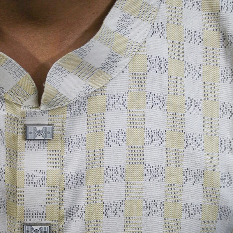Men’s Premium all over digital print Panjabi (cream)