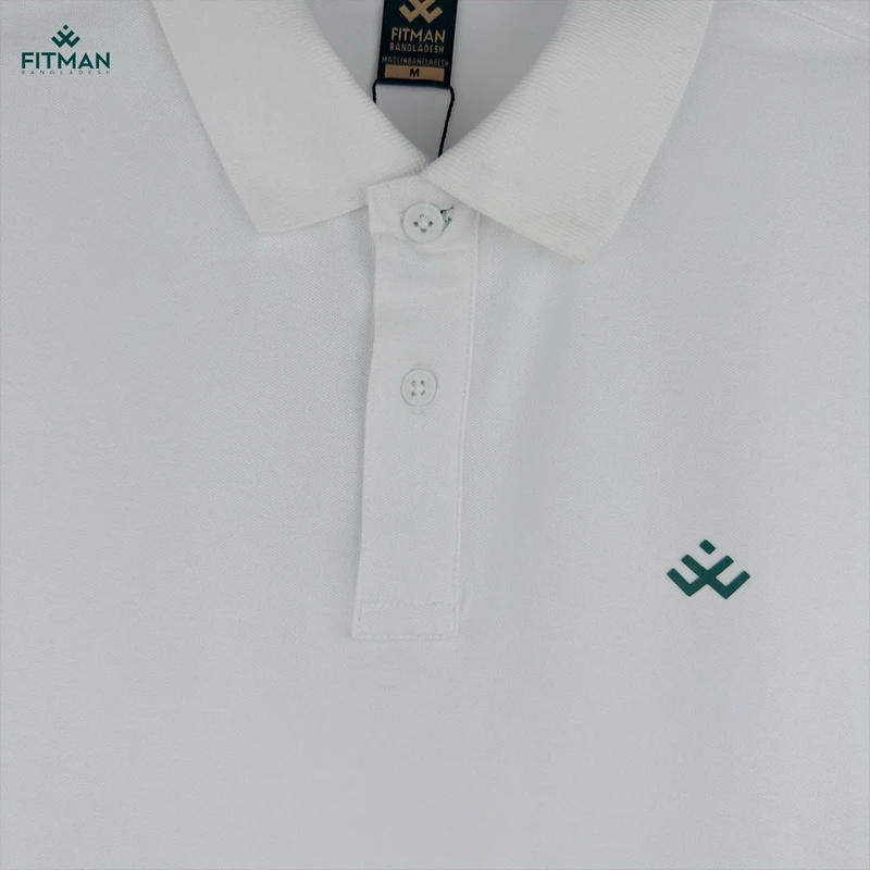 Premium Solid Polo (Arctic Pearl)