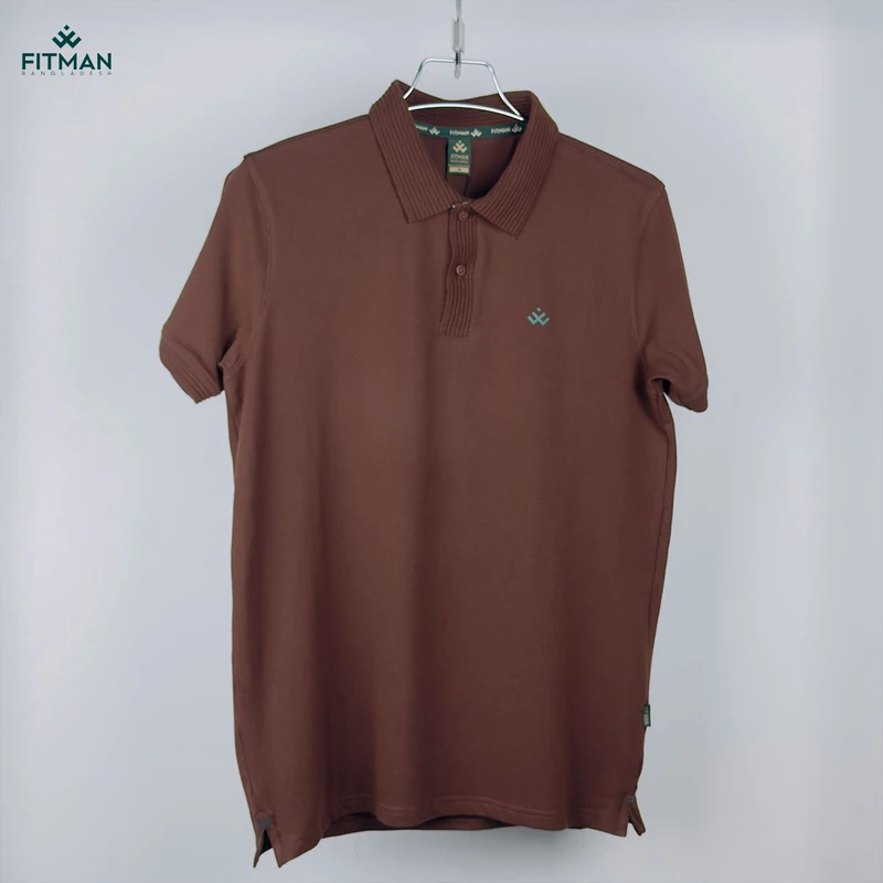 Men's Raising Polo (Coffee+Bricks)
