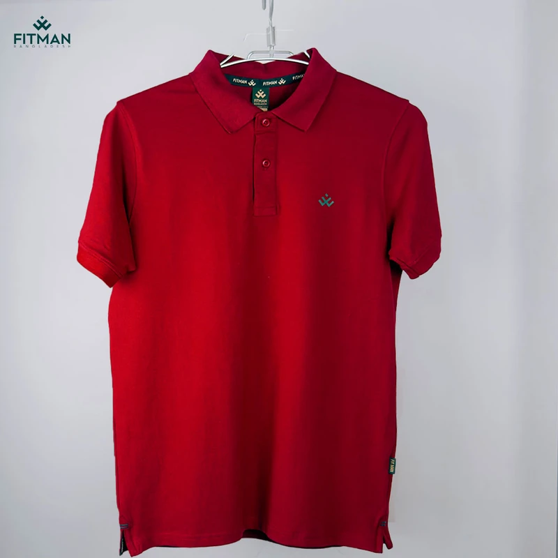 Premium Solid Polo (Vintage Brick)