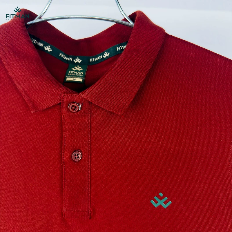Premium Solid Polo (Vintage Brick)