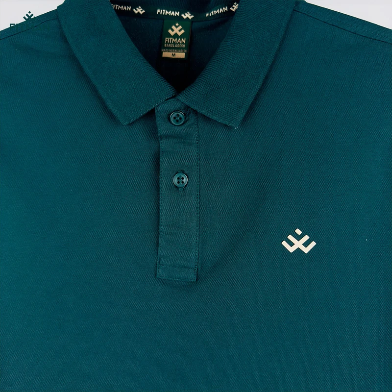 Premium Solid Polo (Ocean Midnight)