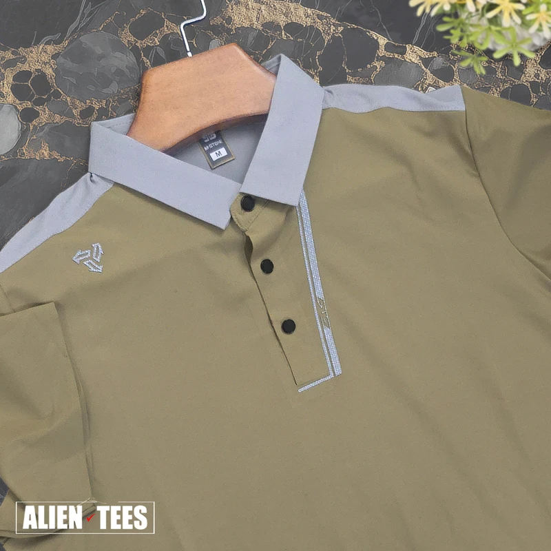 1R69 Khaki Brown - Steelblanc Polo Shirt