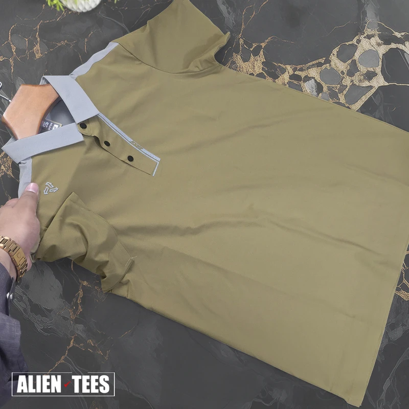 1R69 Khaki Brown - Steelblanc Polo Shirt