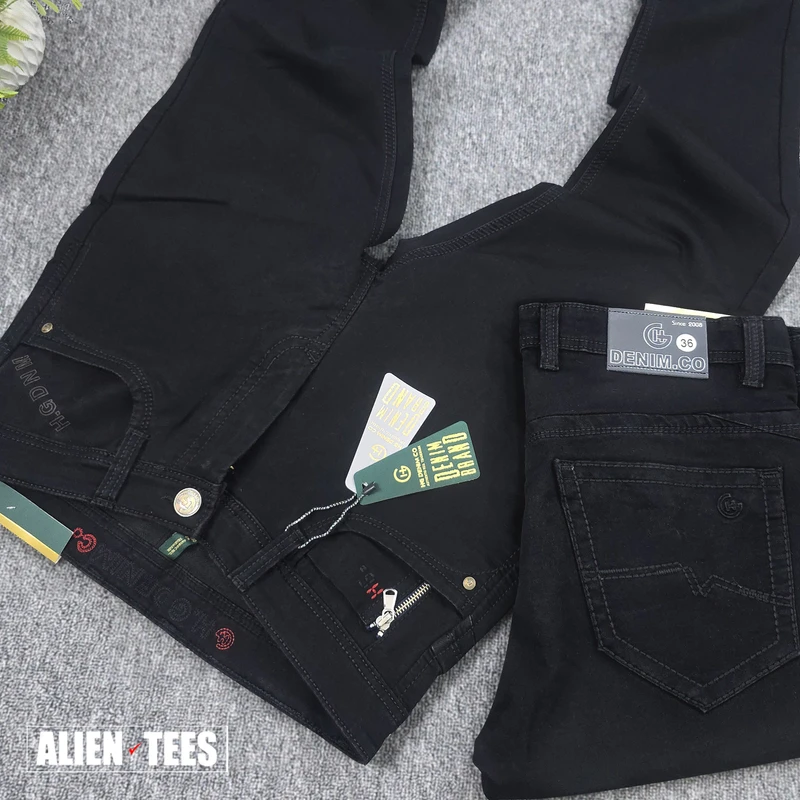 2J113 Eerie Black - Wash Rawline Denim