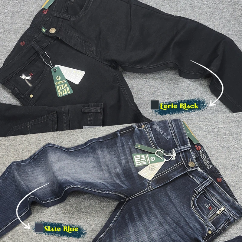 2J111 x 2J113 Slate Blue & Eerie Black Denim COMBO OFFER