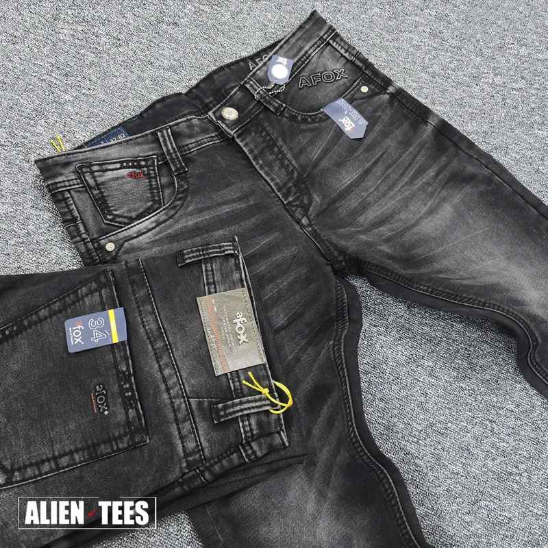 2J102 Charcoal Dusk aFox Grit Denim