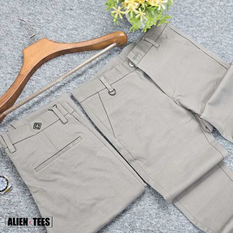 Dark Grey - Regent Fit Formal Pant - Image 3