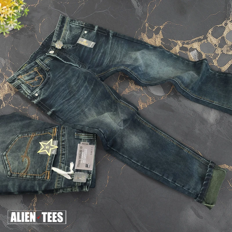 2J90 Olive Wash Rawline Denim