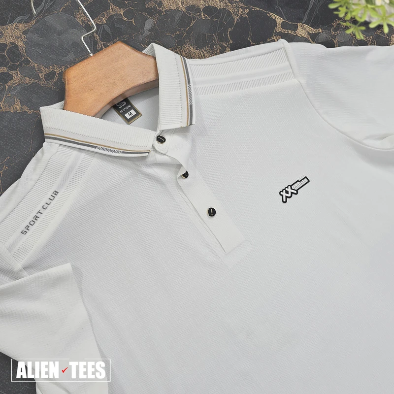 1R77 White Smoke - Monarch Solid Polo Shirt