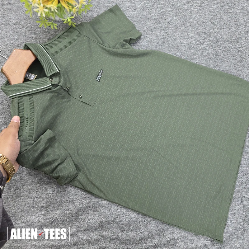 Green Leaf - Monarch Solid Polo Shirt