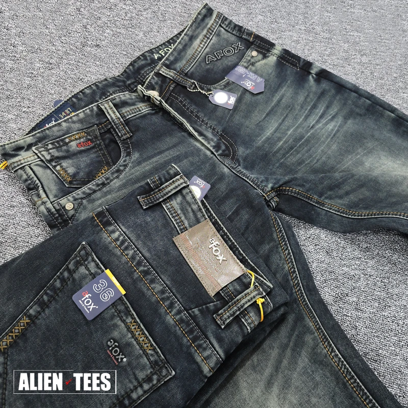 2J101 Charcoal Haze aFox Grit Denim