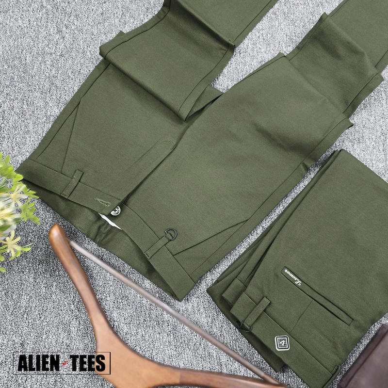 Moss Green - Regent Fit Formal Pant